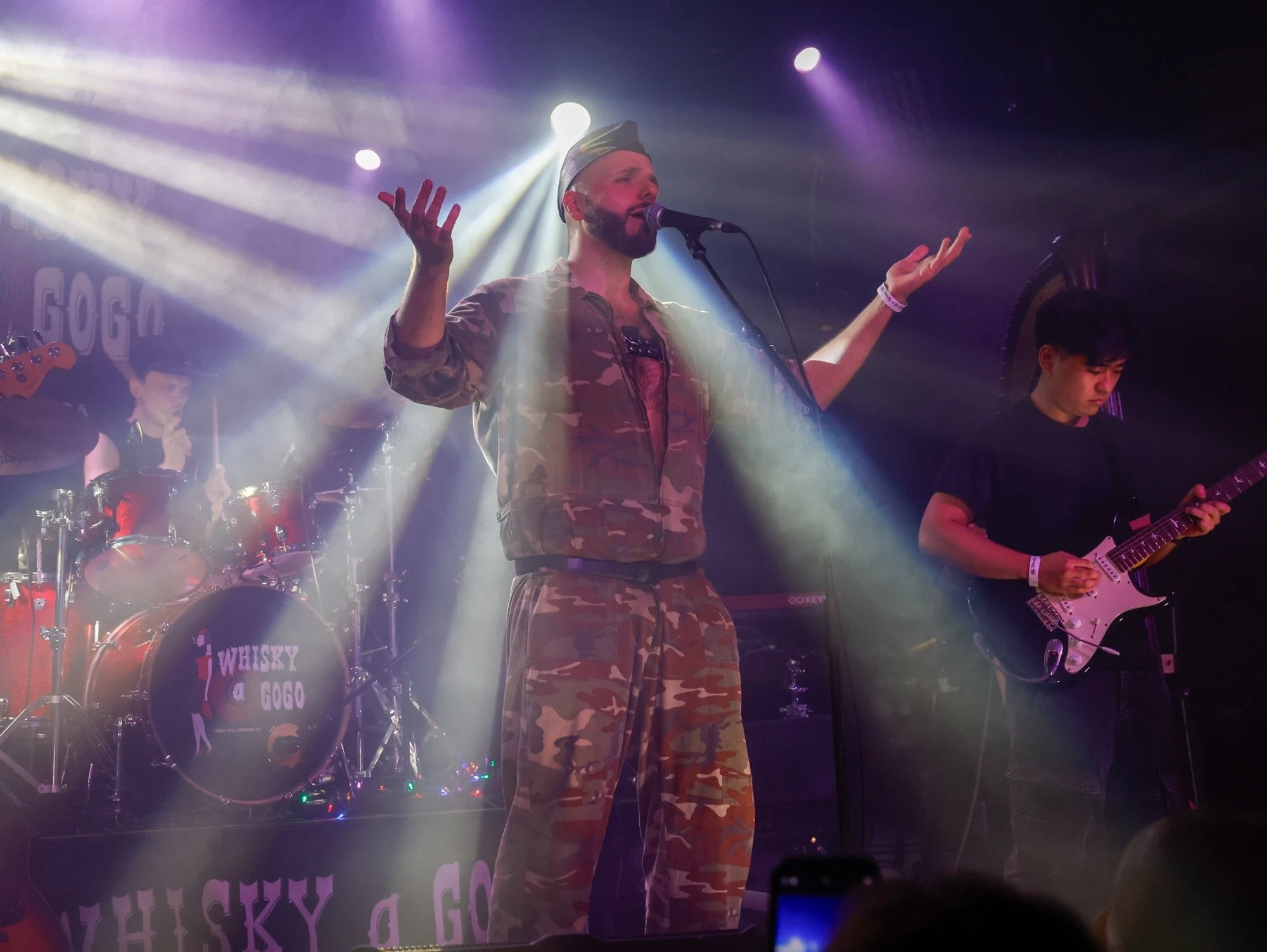 SANTOS performing at the Whisky a Go Go